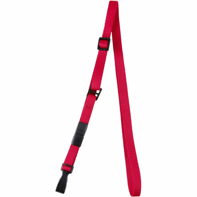 SICURIX Plastic Hook No-twist Lanyard RED (65552)
