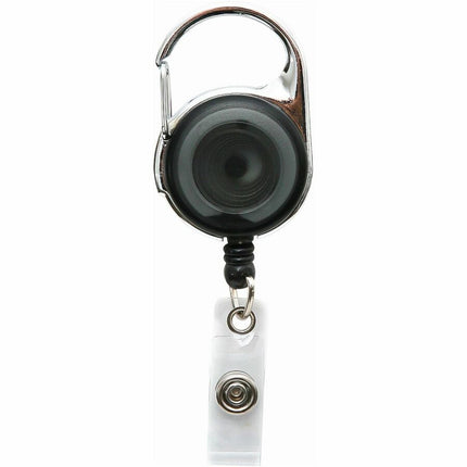 SICURIX Quick Clip ID Badge Reels Round Strap Smoke (68750)