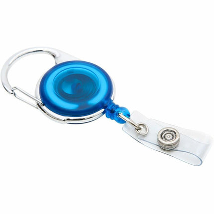 SICURIX Quick Clip ID Badge Reels Round Strap BLUE (68753)