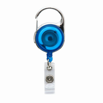 SICURIX Quick Clip ID Badge Reels Round Strap BLUE (68753)