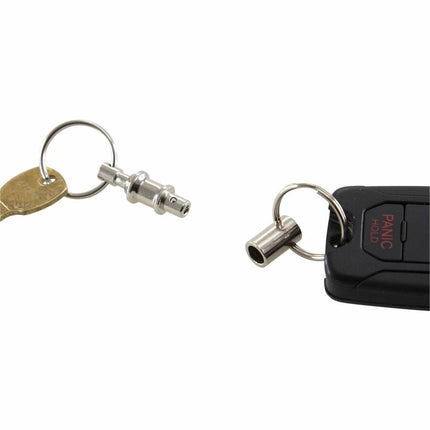Baumgartens 2 in 1 Key Ring CHROME (68700)