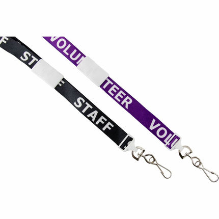 SICURIX Volunteer Lanyard J-hook PURPLE (69622)