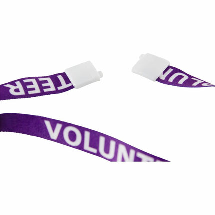 SICURIX Volunteer Lanyard J-hook PURPLE (69622)