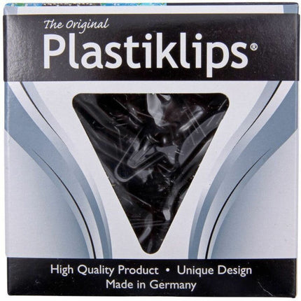 Plastiklips Paper Clips Medium Size 500 Pack BLACK (LP-0311)