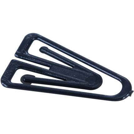 Plastiklips Paper Clips Medium Size 500 Pack BLACK (LP-0311)