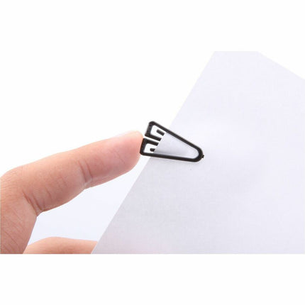 Plastiklips Paper Clips Medium Size 500 Pack BLACK (LP-0311)