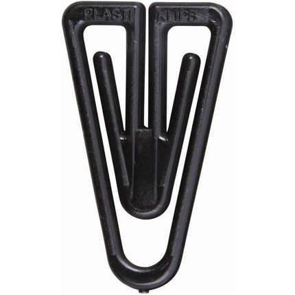 Plastiklips Paper Clips Large Size 200 Pack BLACK (LP-0611)