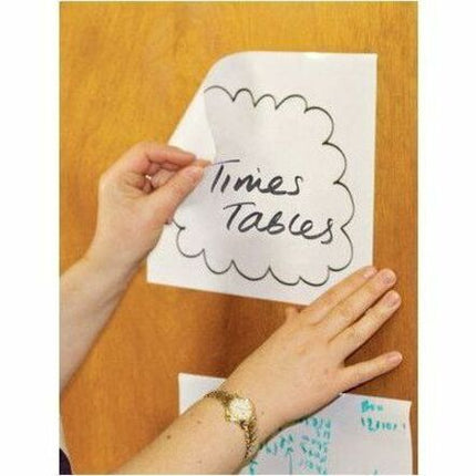 Magic Whiteboard Letter-sized 20 Sheets WHITE (8.25 x 11.75) Portable Dry-Erase Surface (MW1220)