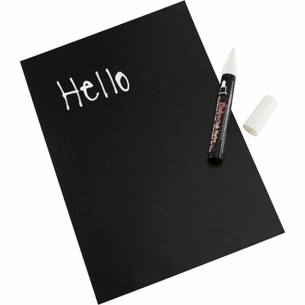 Magic Whiteboard Letter-sized 20 Sheets BLACK (8.25" x 11.75") (MW1224)