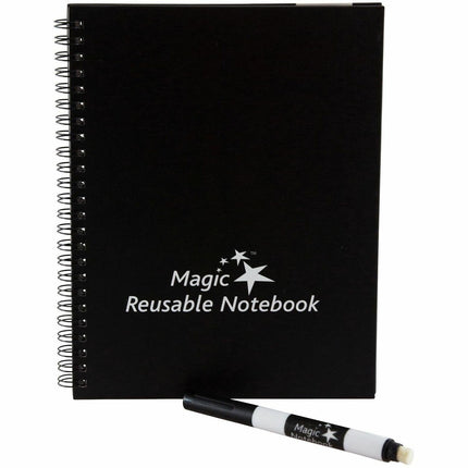Magic Whiteboard SMALL Magic Notebook (6" x 8.25") Portable Dry-Erase Surface (MW1450)