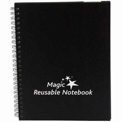 Magic Whiteboard LARGE Magic Notebook (8.5" x 11.75") Portable Dry-Erase Surface (MW1440)