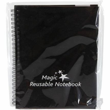 Magic Whiteboard LARGE Magic Notebook (8.5" x 11.75") Portable Dry-Erase Surface (MW1440)