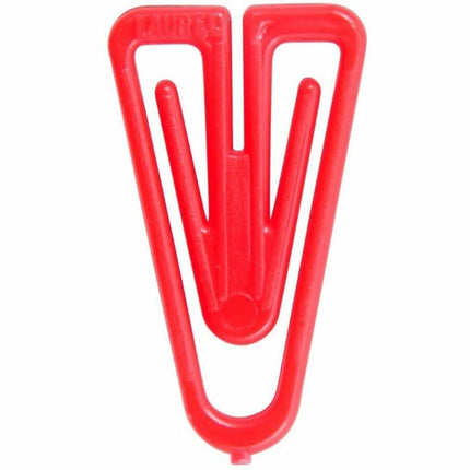 Plastiklips Paper Clips Medium Size 500 Pack RED (LP-0320)