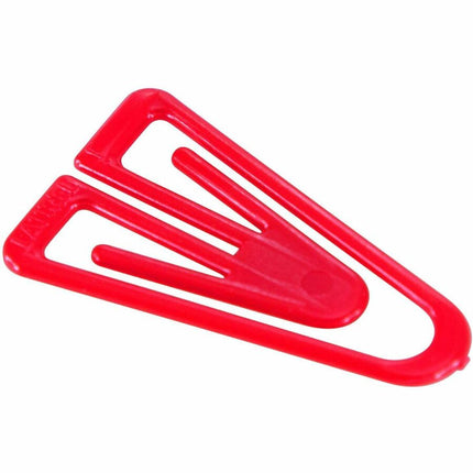 Plastiklips Paper Clips Medium Size 500 Pack RED (LP-0320)