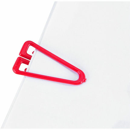 Plastiklips Paper Clips Medium Size 500 Pack RED (LP-0320)