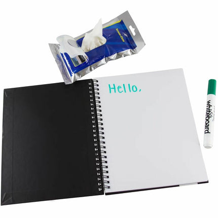 Magic Whiteboard Dry Erase Markers | BLACK BLUE GREEN RED | Low-Odor | Non-Toxic (MW5204)