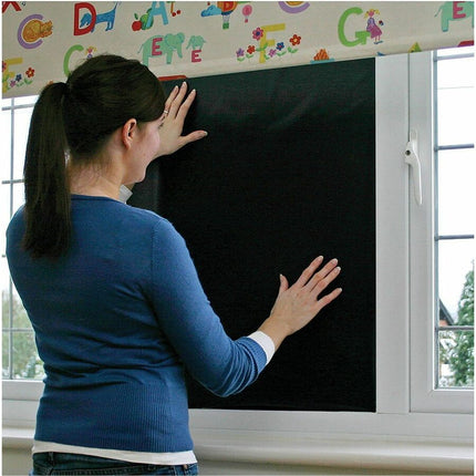 Magic BLACKOUT BLIND Tinted Privacy Film (50 Sq. Ft.) Light Blocking Window Tint (MW4110)