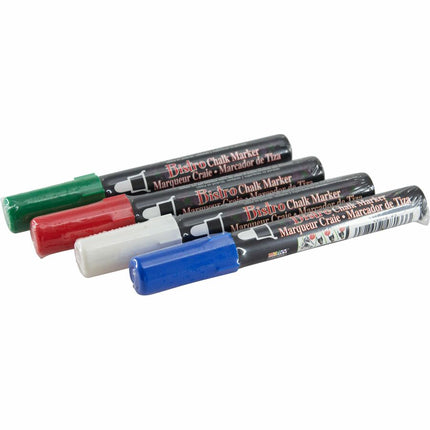 Magic Whiteboard Chalk Markers Dry Erase Markers | RED BLUE WHITE GREEN | Erasable (MW5314)