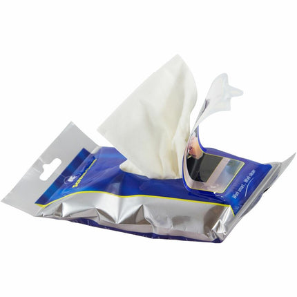 Baumgartens Magic Whiteboard Products Dry Erase Magic Wipes 25 Per Pack White (MW5125)