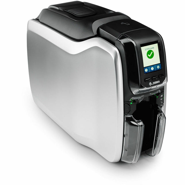 Zebra Double Sided Dye Sublimation/Thermal Transfer Printer - Color - Card Print - Fast Ethernet - USB - Near Field Communication (NFC)