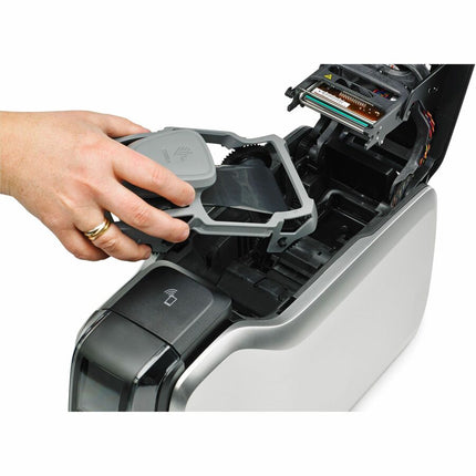 Zebra Double Sided Dye Sublimation/Thermal Transfer Printer - Color - Card Print - Fast Ethernet - USB - Near Field Communication (NFC)