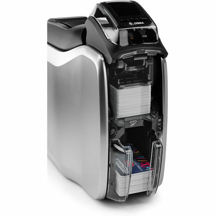 Zebra Double Sided Dye Sublimation/Thermal Transfer Printer - Color - Card Print - Fast Ethernet - USB - Near Field Communication (NFC)