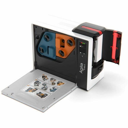 Evolis SRXAG10011 Single Sided Dye Sublimation/Thermal Transfer Printer - Color - Card Print - Ethernet - USB