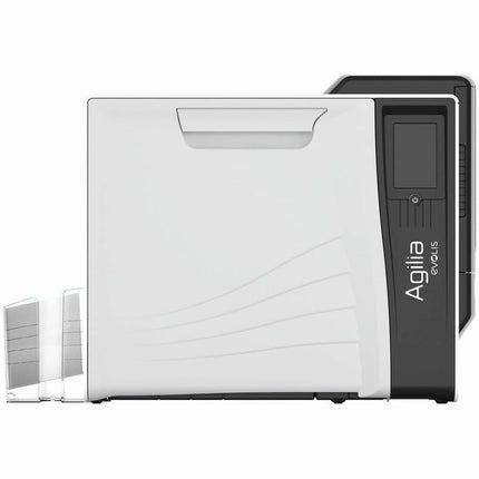 Evolis SRXAG10001 Single Sided Dye Sublimation/Thermal Transfer Printer - Color - Card Print - Ethernet - USB