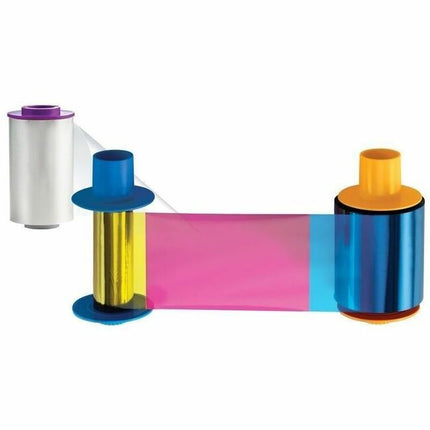HID Fargo 45631 Original Dye Sublimation, Thermal Transfer Ribbon - Box - YMCKOK, Color - 1 Pack, Replaced Fargo 45611