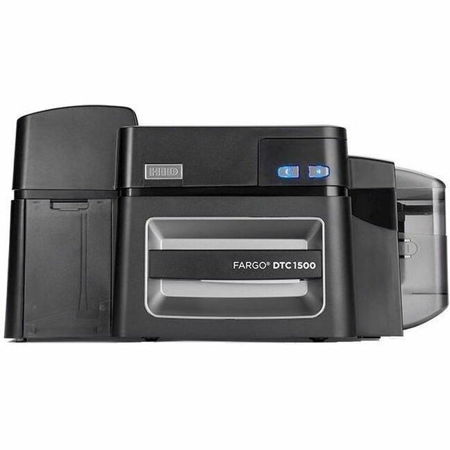 HID Fargo DTC1500 FD Government, University, High Security, Healthcare, Business, Academic Dye Sublimation/Thermal Transfer Printer - Color - Card Print - RFID