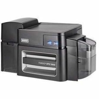 HID Fargo DTC1500 FD Government, University, High Security, Healthcare, Business, Academic Dye Sublimation/Thermal Transfer Printer - Color - Card Print - RFID