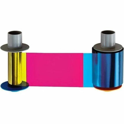 HID Fargo Dye Sublimation Ribbon - YMCKH, Yellow, Magenta, Cyan, Black - 500 / Roll