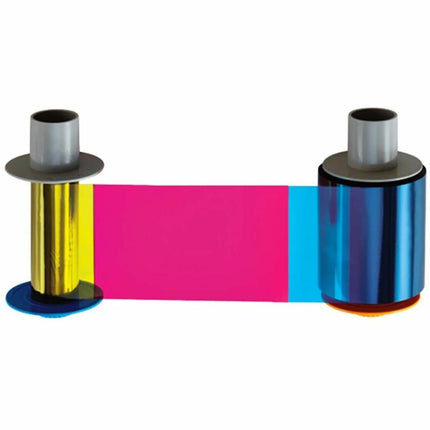 HID Fargo Original Dye Sublimation, Thermal Transfer Ribbon - Color, YMCKK Pack