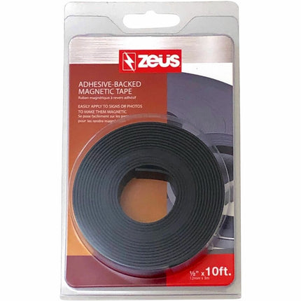 Zeus Magnetic Tape 10' x 1/2" WHITE (66010)