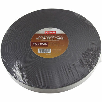 Zeus Magnetic Tape 100' L x 1" H WHITE (66100)