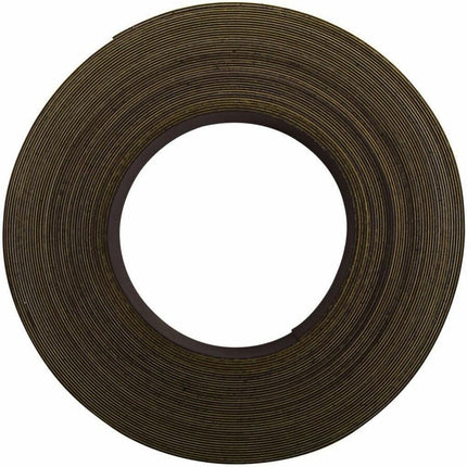 Zeüs Magnetic Label Tape Industrial Durable Self-Adhesive Flexible Roll Refill 50' YELLOW (66157)