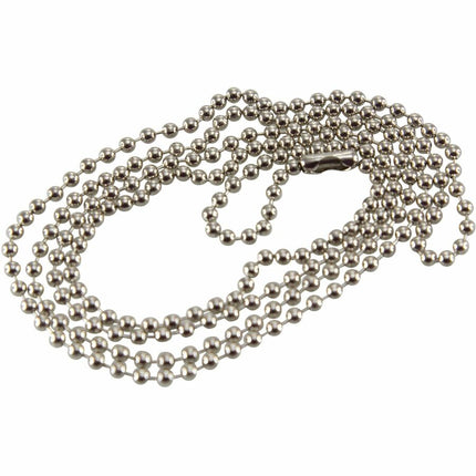 SICURIX Metal Chain Lanyards 36" Other Metal Chain 25 Pack CHROME (69136)