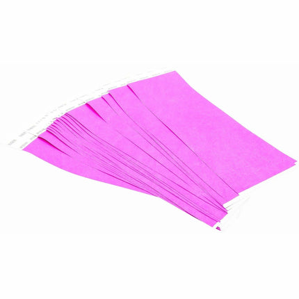 SICURIX Sequentially Numbered Security Wristbands 100 Pack PURPLE (85014)