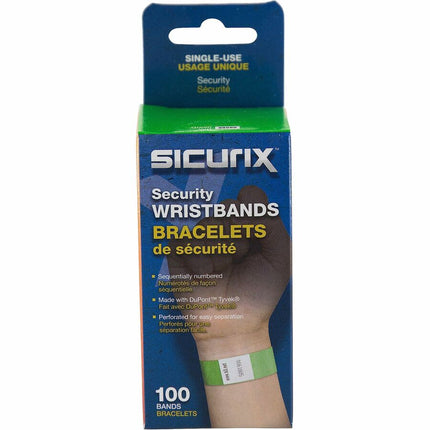 SICURIX Standard Dupont Tyvek Security Wristband (85060)