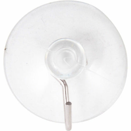 Baumgartens Suction Cups with Hook 50 Pack CLEAR (DG-4001)