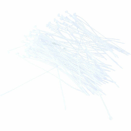 Baumgartens Plastic Ties 250 Pack WHITE (GI-5000)