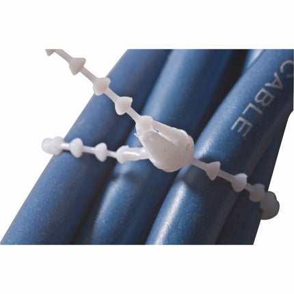 Baumgartens Plastic Ties 250 Pack WHITE (GI-5000)
