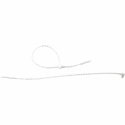 Baumgartens Plastic Ties 250 Pack WHITE (GI-5000)
