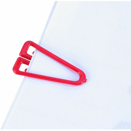 Plastiklips Paper Clips Medium Size 500 Pack ASSORTED Colors (LP-0300)