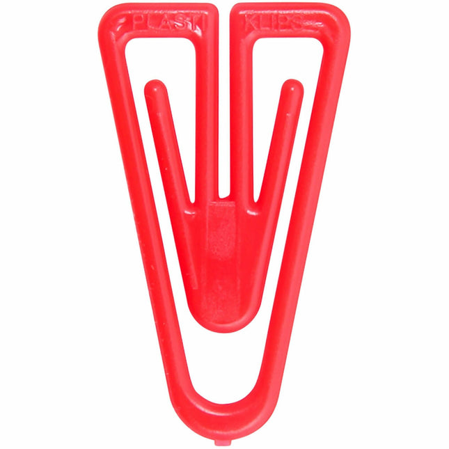 Plastiklips Paper Clips Large Size 200 Pack ASSORTED Colors (LP 0600)