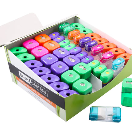 Baumgartens Retail Display Kit Pencil Sharpener ASSORTED Colors (15592)