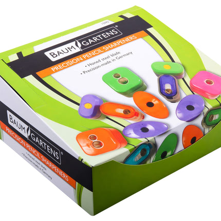 Baumgartens Retail Display Kit Pencil Sharpener ASSORTED Colors (15592)