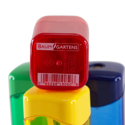 Baumgartens Wave Pencil Sharpener Single Hole ASSORTED Colors (19050)