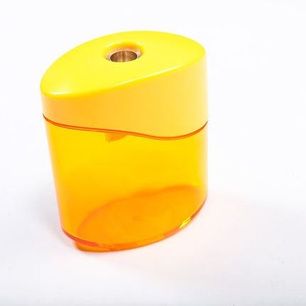 Baumgartens Geo Elliptic Pencil Sharpener Single Hole ASSORTED Colors (19170)
