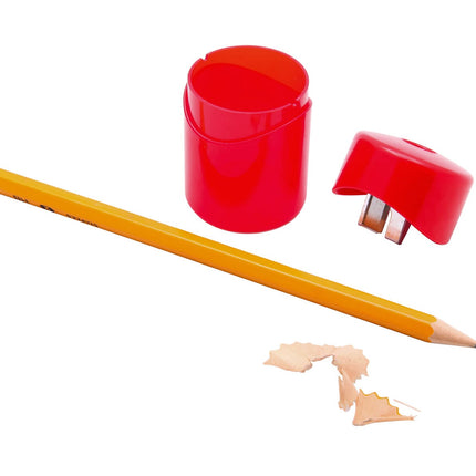 Baumgartens Geo Rondo Pencil Sharpener Single Hole ASSORTED Colors (19270)